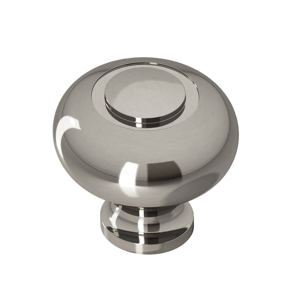 1 1/2" Knob In Nickel Stainless