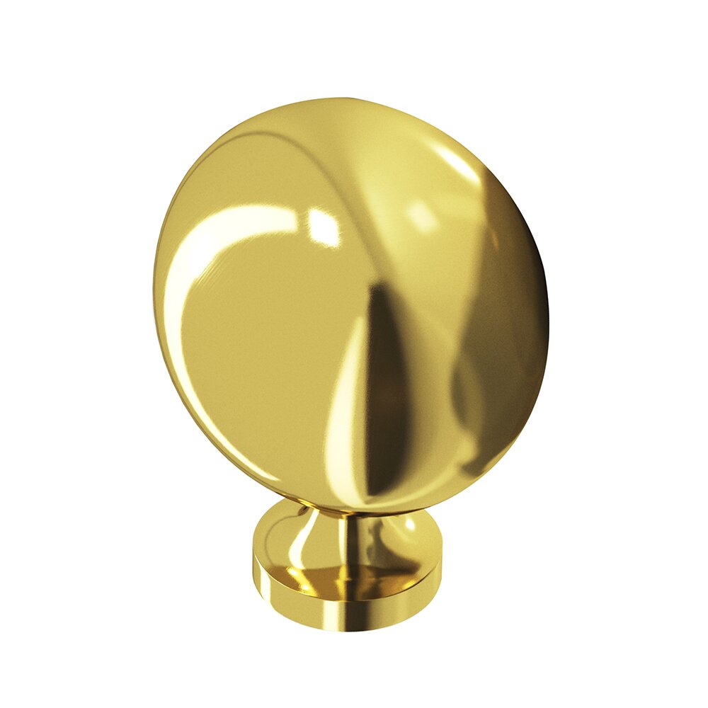 1 1/2" Oval Knob in French Gold