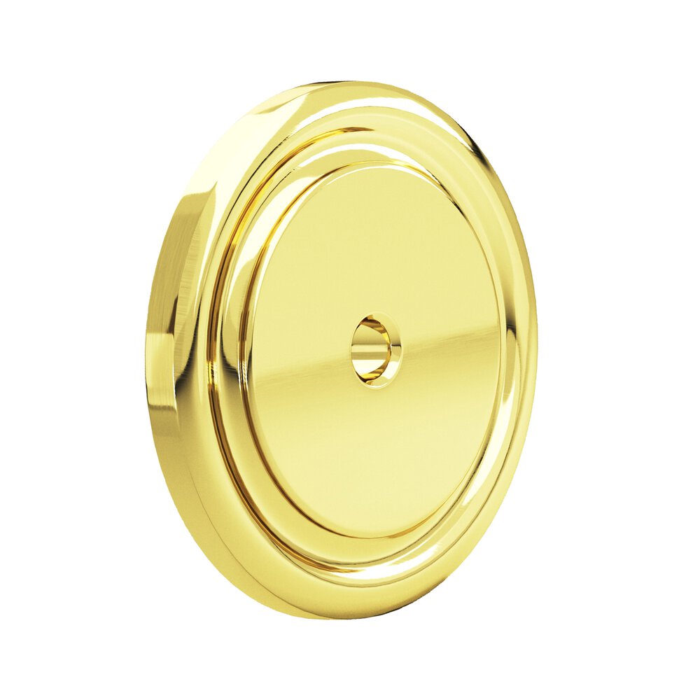 1 3/4" Diameter Backplate in French Gold