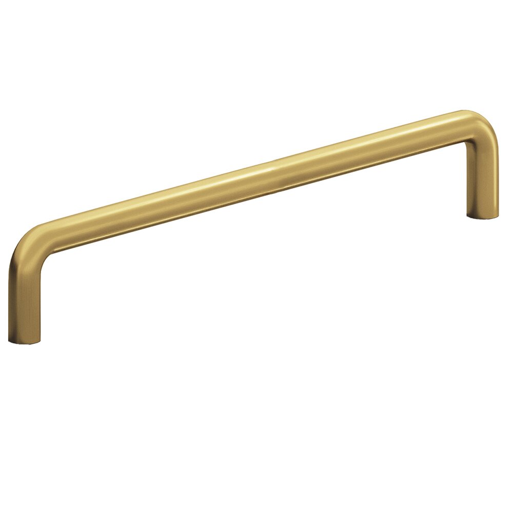 12" Centers Appliance/Oversized Pull in Unlacquered Satin Brass