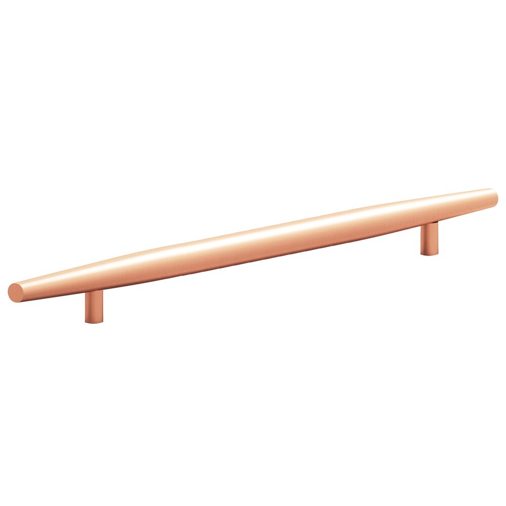 14" Centers Cigar Appliance/Oversized Pull in Matte Satin Copper