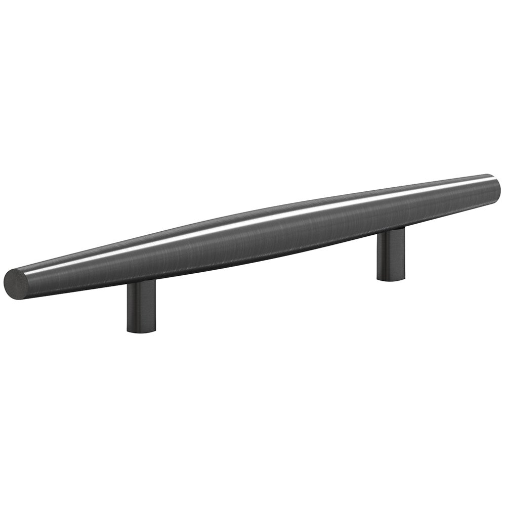 6" Centers Cigar Shaped Appliance Pull in Satin Graphite