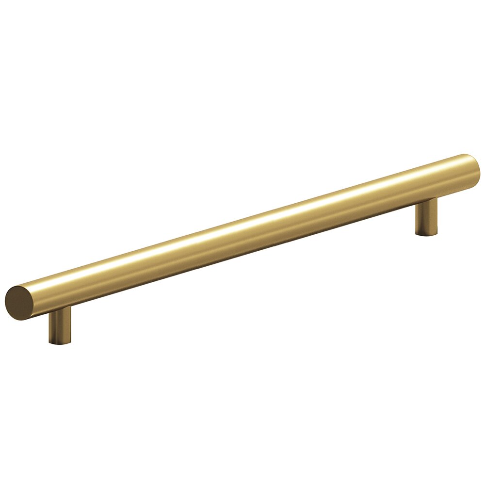 24" Centers Pull in Unlacquered Satin Brass