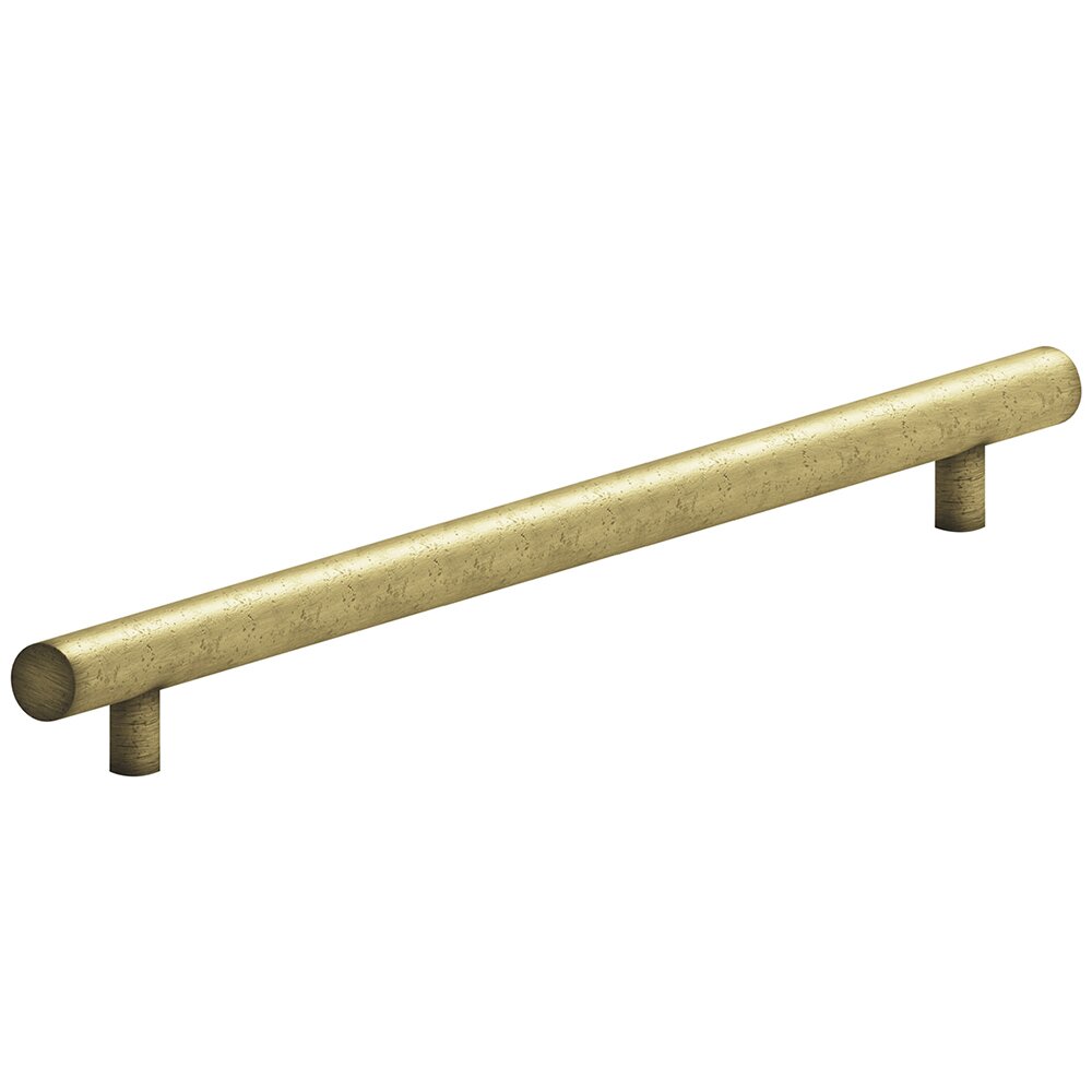 24" Centers European Appliance Bar Pull in Distressed Antique Brass
