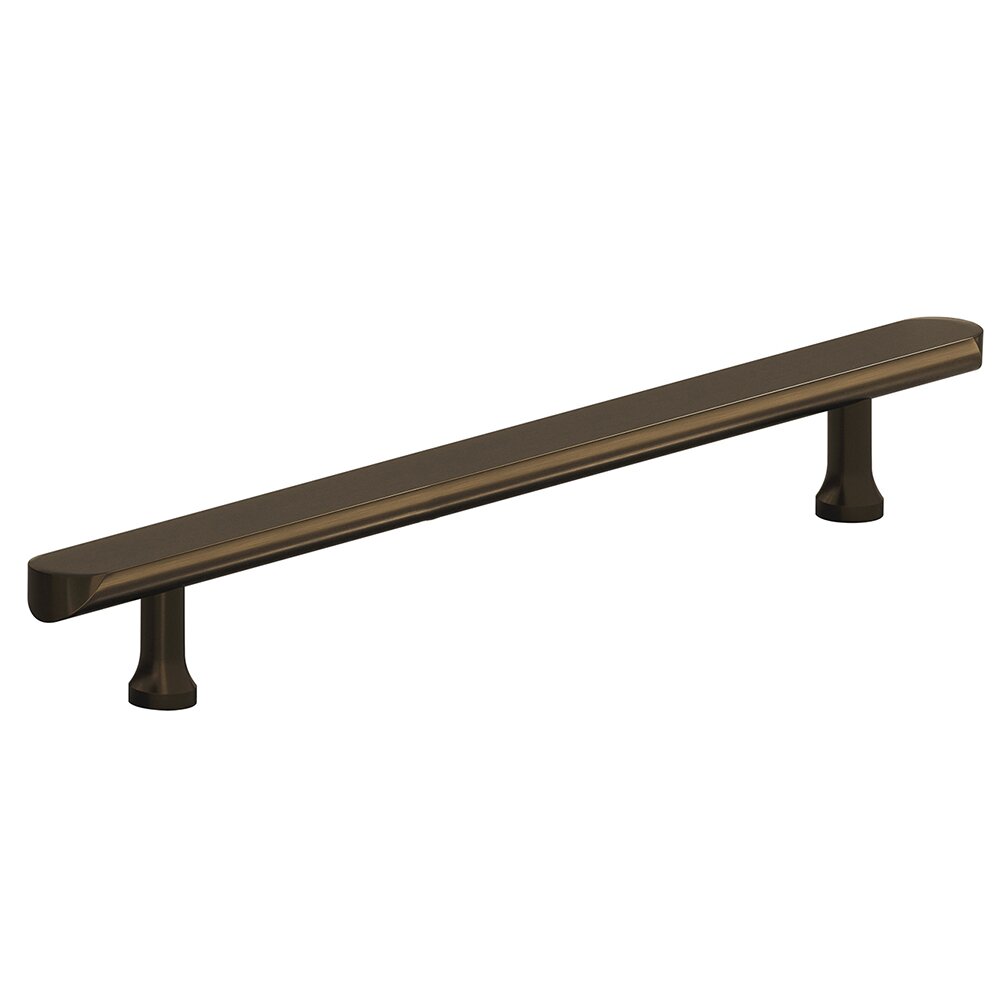 8" Centers Appliance/Oversized Pull Hand Finished  in Unlacquered Oil Rubbed Bronze