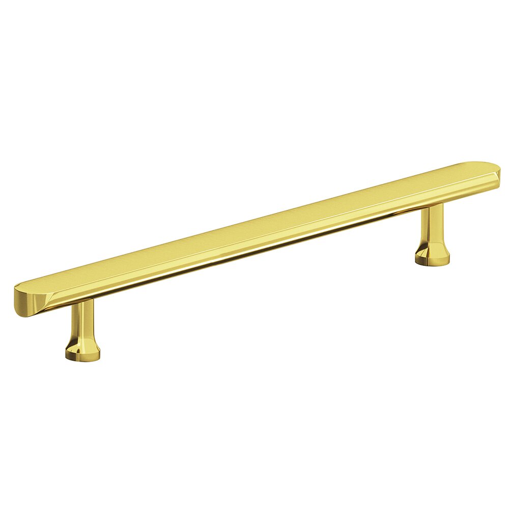 8" Centers Appliance/Oversized Pull Hand Finished in French Gold