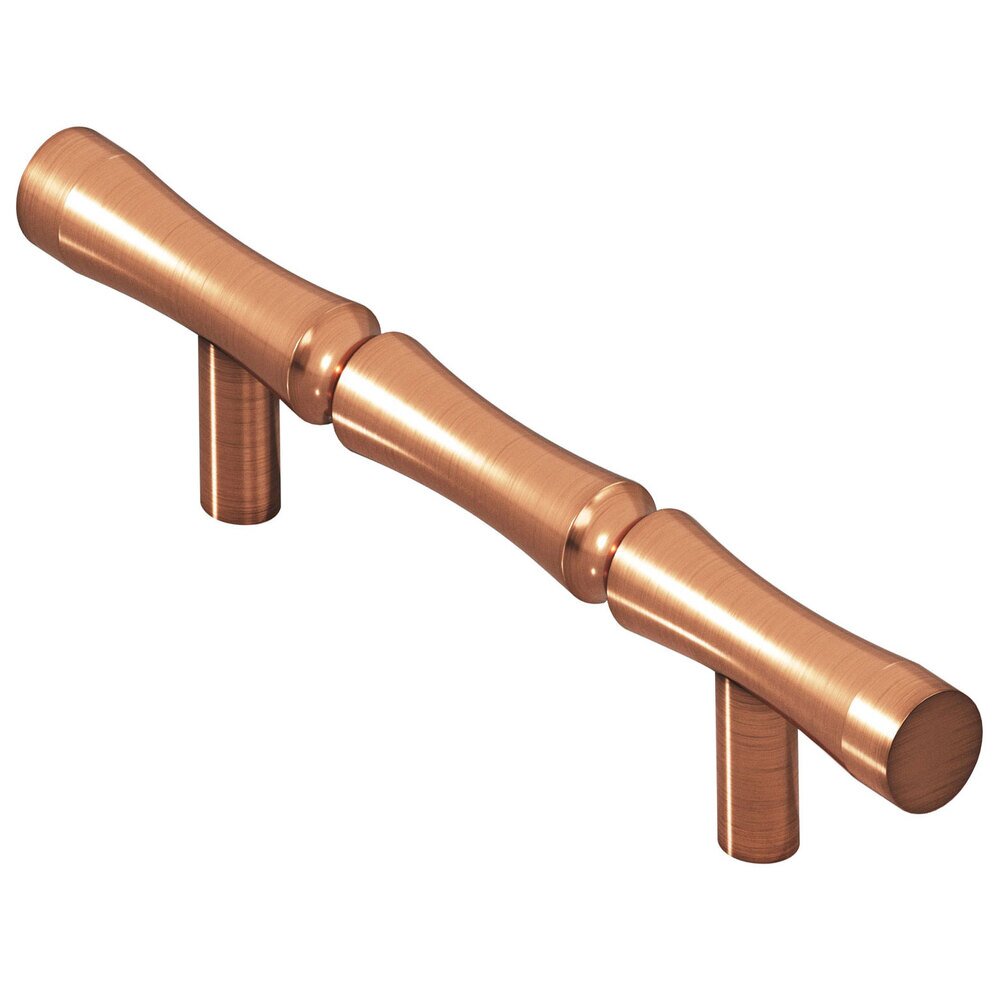 3" Centers Bamboo Pull in Antique Copper