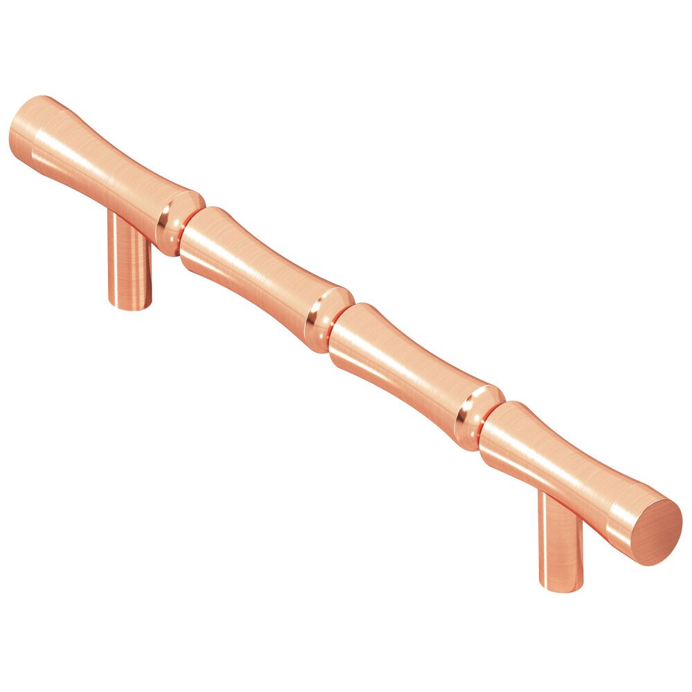 4 1/2" Centers Bamboo Pull in Satin Copper