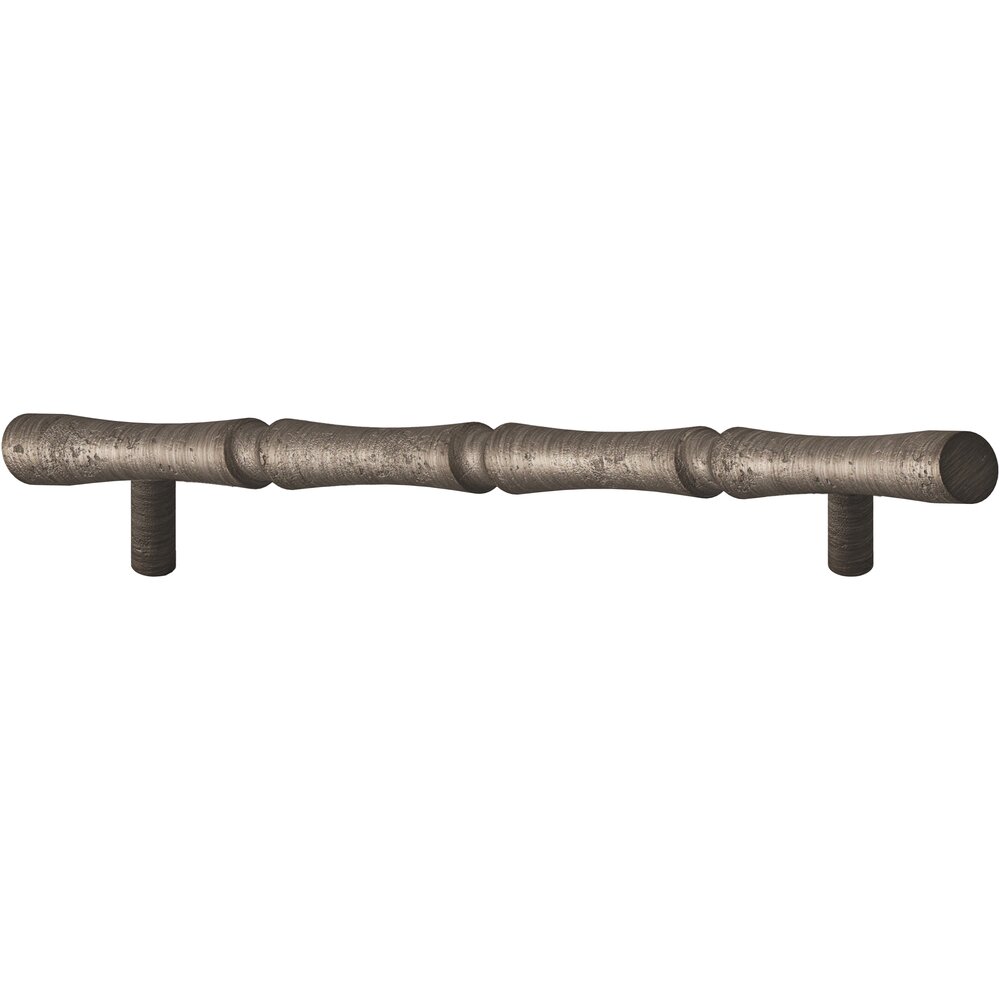 9 1/2" Centers Bamboo Style Appliance Pull in Distressed Pewter