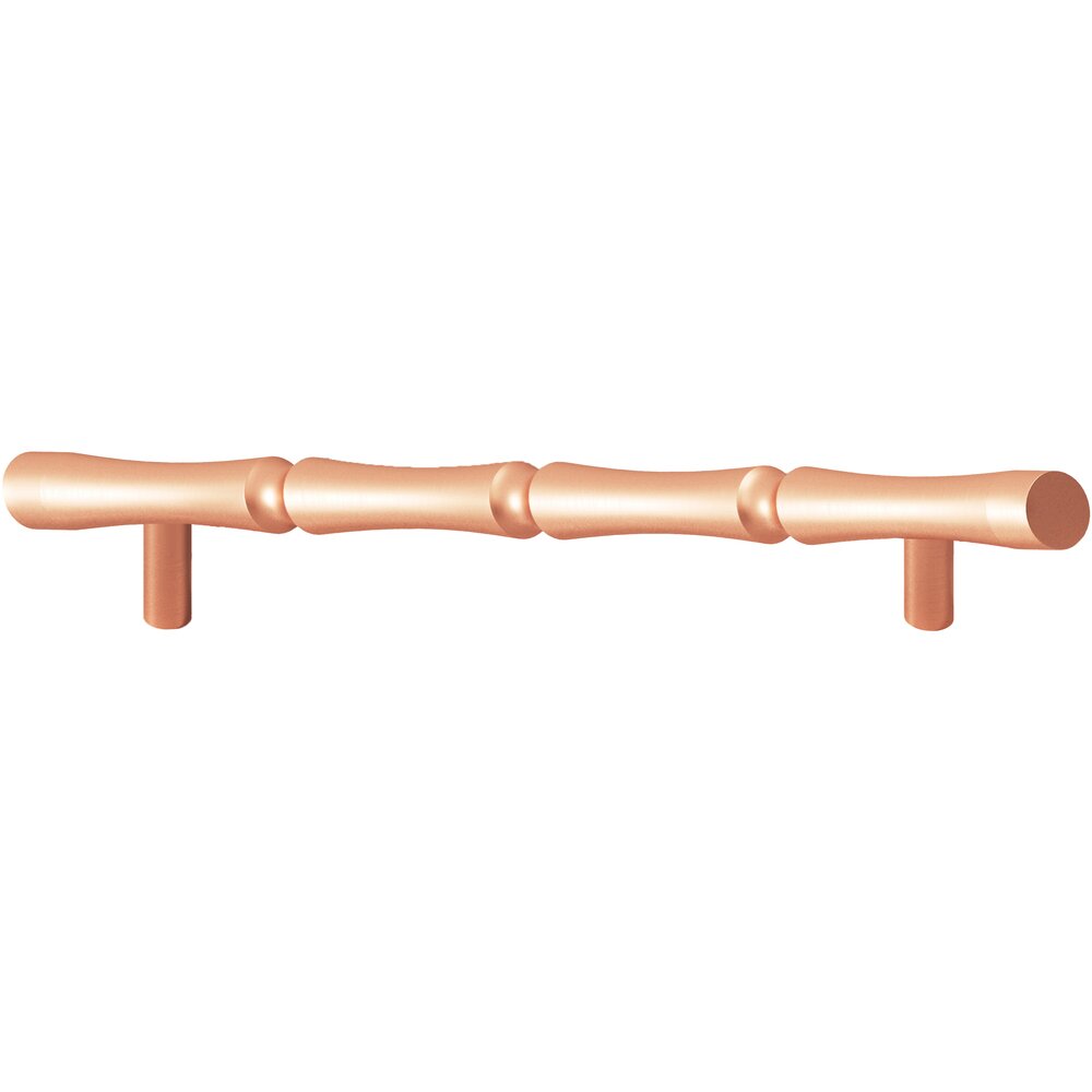 9 1/2" Centers Bamboo Style Appliance Pull in Matte Satin Copper