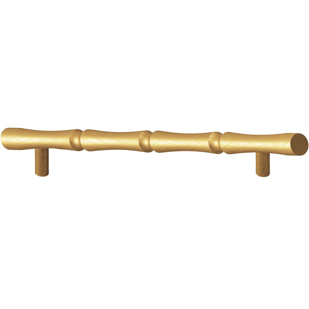9 1/2" Centers Bamboo Appliance/Oversized Pull in Weathered Brass