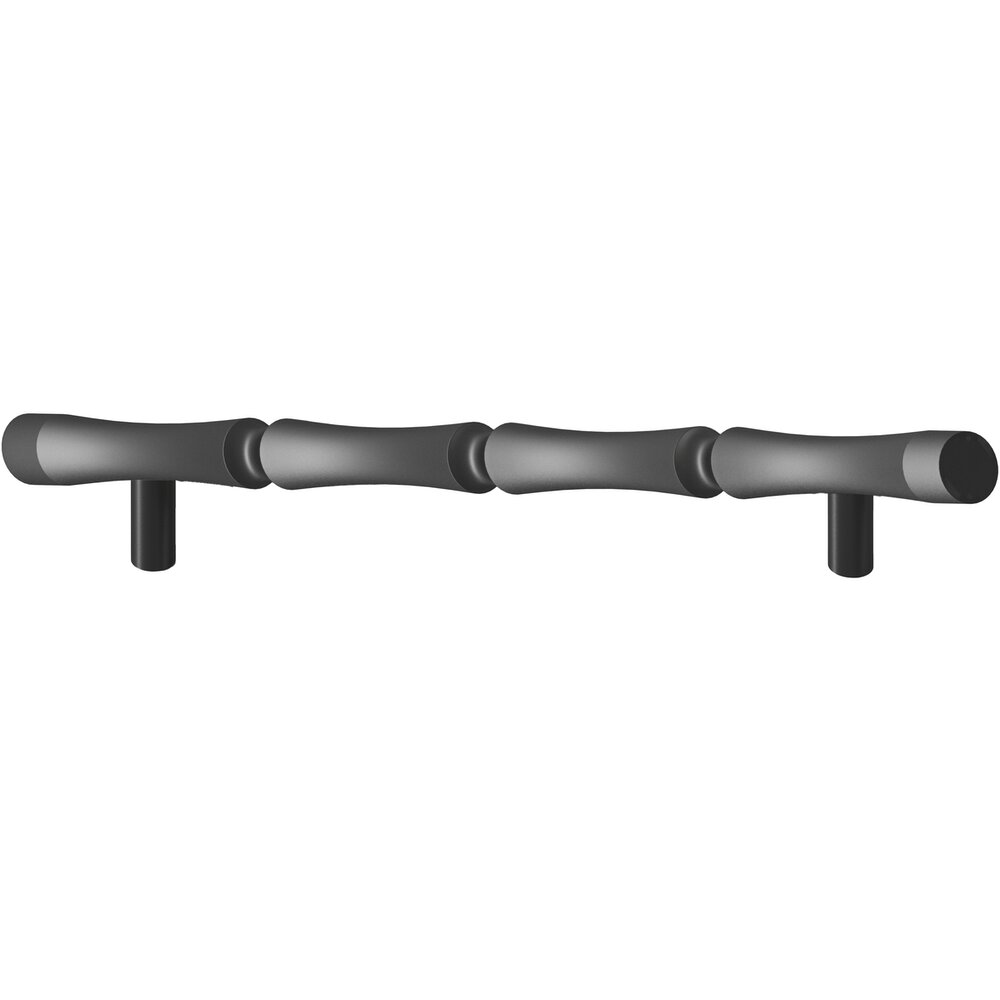 9 1/2" Centers Thick Bamboo Style Appliance Pull in Matte Graphite