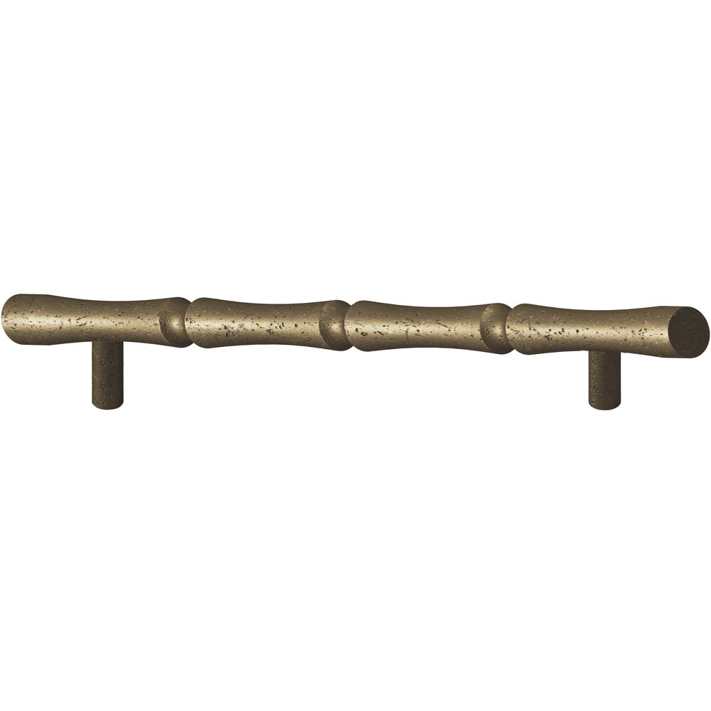 9 1/2" Centers Thick Bamboo Style Appliance Pull in Distressed Oil Rubbed Bronze