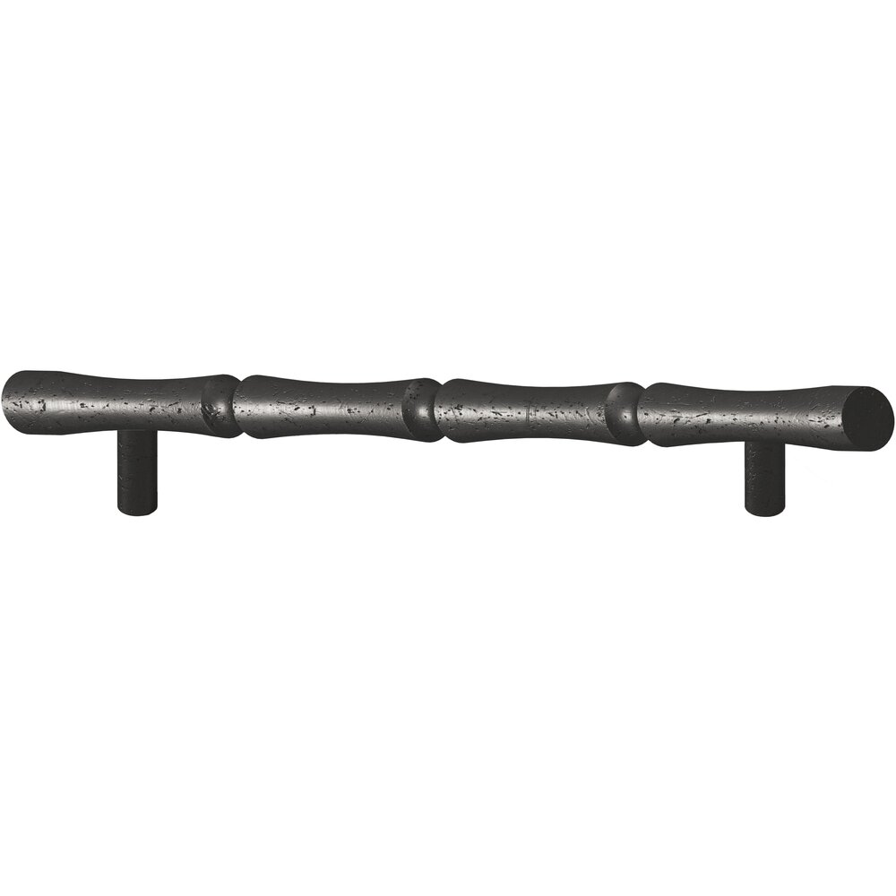 9 1/2" Centers Thick Bamboo Style Appliance Pull in Distressed Black
