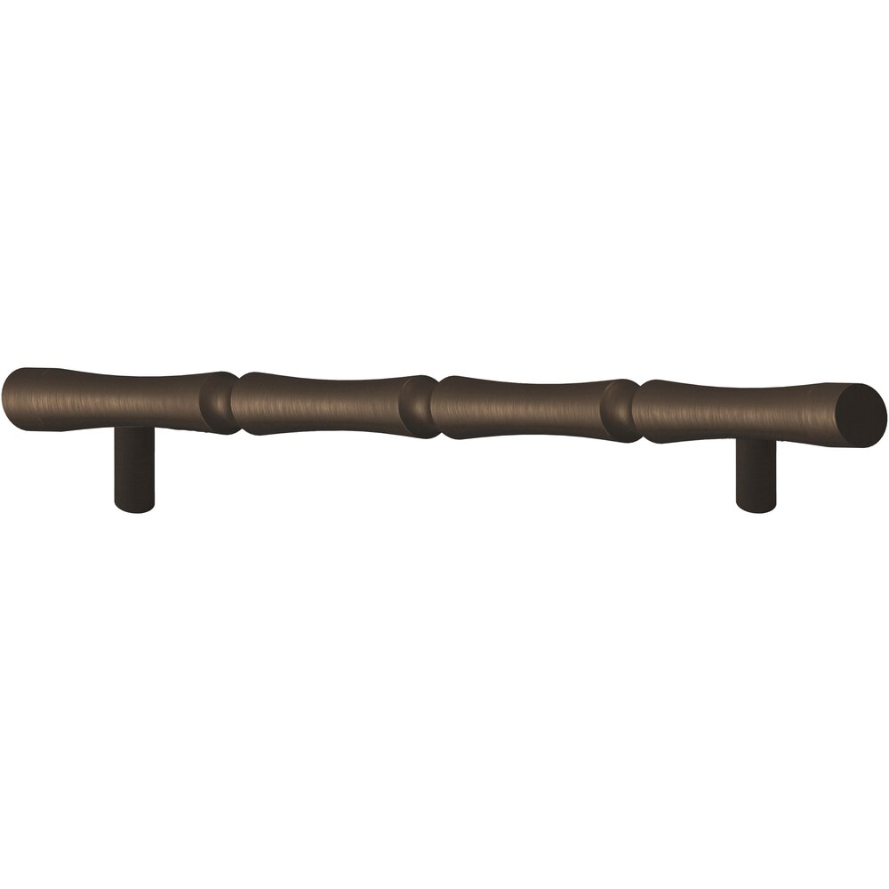 9 1/2" Centers Bamboo Style Surface Mount Pull in Heritage Bronze