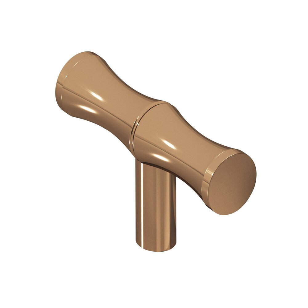 1 1/2" Bamboo Knob in Polished Bronze
