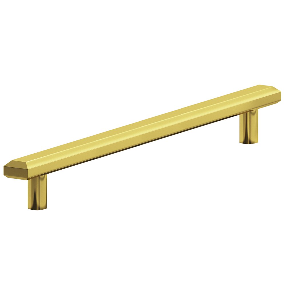 10" Centers Beveled Appliance/Oversized Pull in French Gold