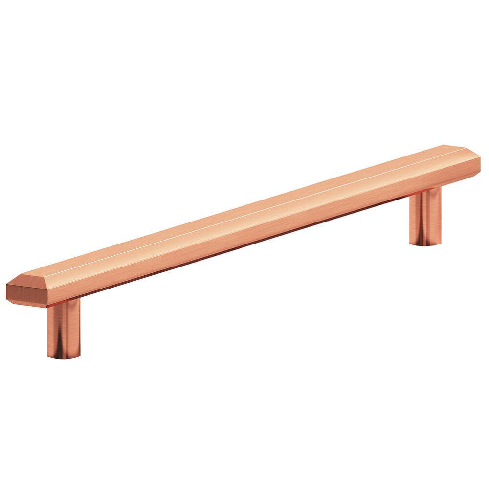 10" Centers Beveled Appliance Pull in Satin Copper