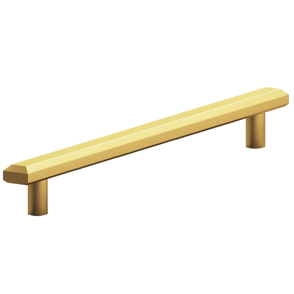 10" Centers Beveled Appliance/Oversized Pull in Frost Brass