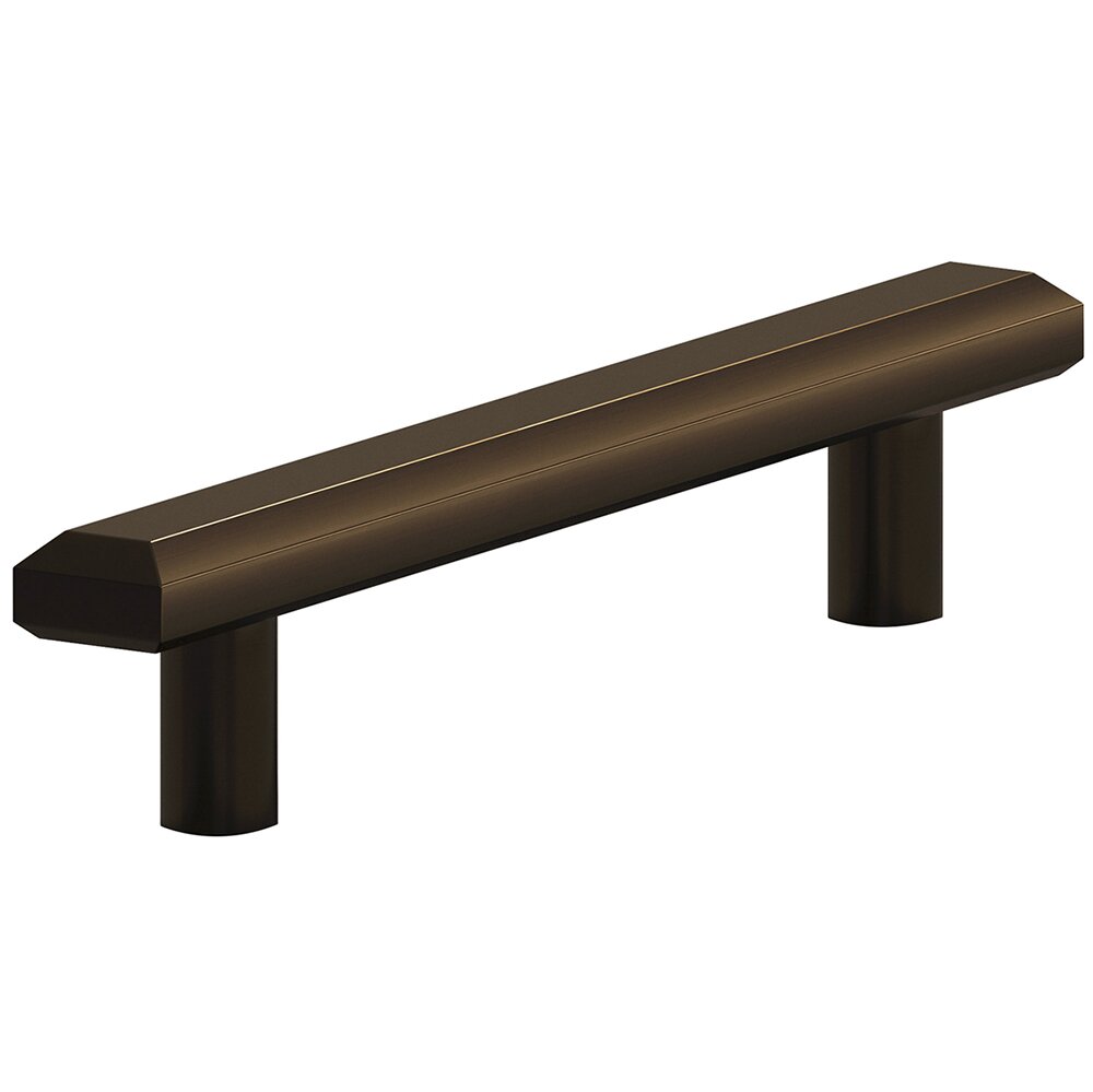 4" Centers Beveled Pull in Oil Rubbed Bronze