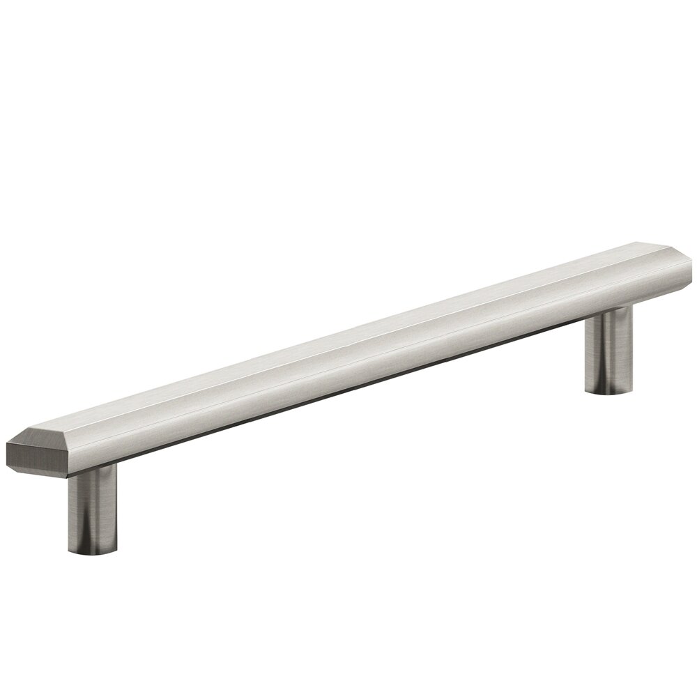8" Centers Beveled Appliance/Oversized Pull in Satin Nickel