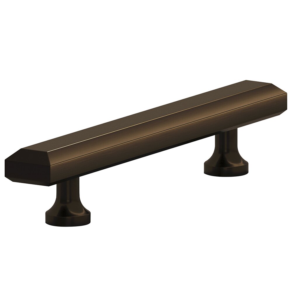 3" Centers Cabinet Pull Hand Finished in Oil Rubbed Bronze