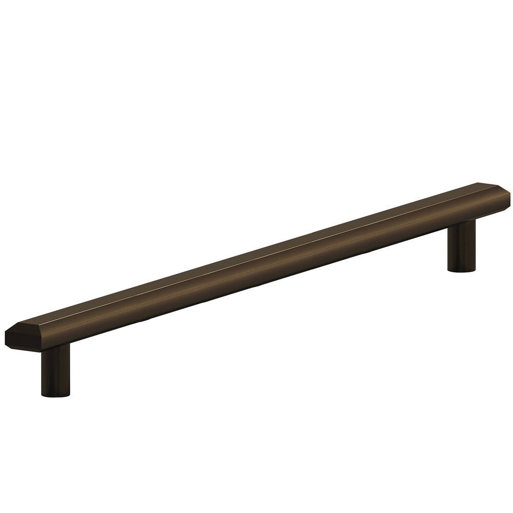12" Centers Beveled Appliance/Oversized Pull in Unlacquered Oil Rubbed Bronze