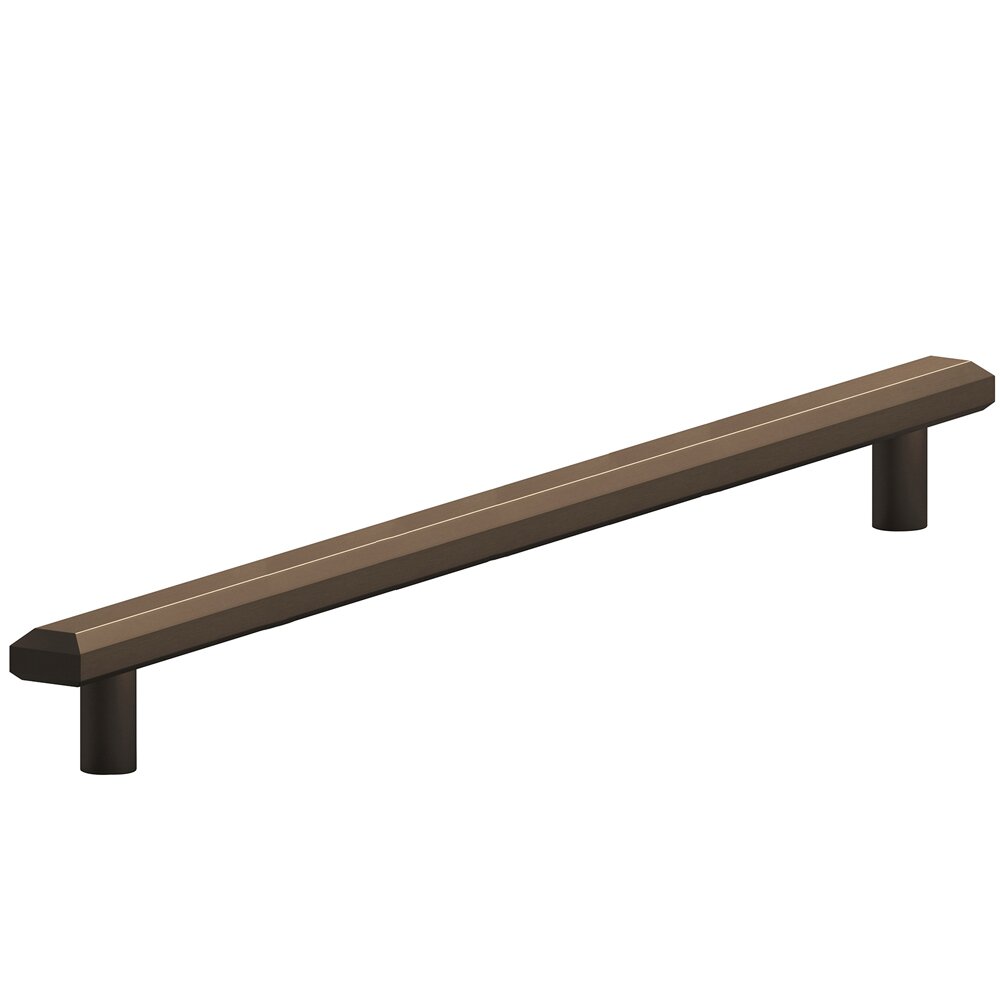12" Centers Beveled Appliance Pull in Heritage Bronze