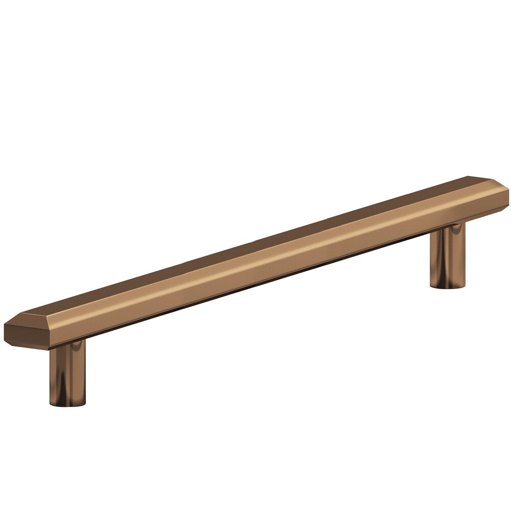 8" Centers Beveled Appliance/Oversized Pull in Polished Bronze