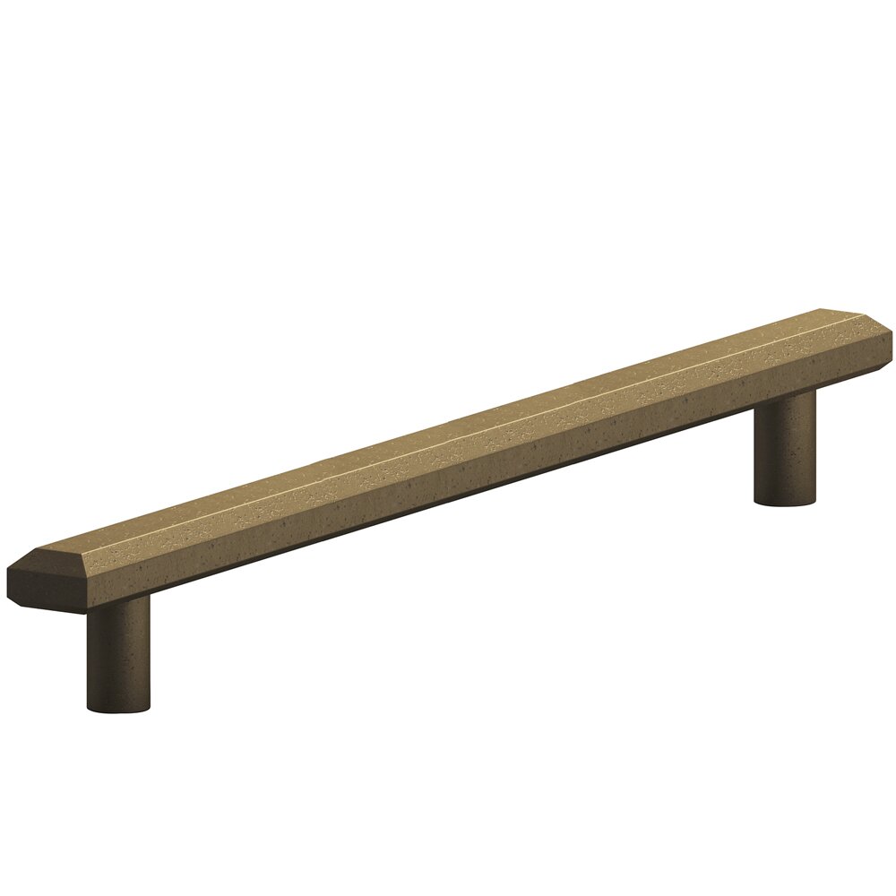 8" Centers Beveled Appliance Pull in Distressed Oil Rubbed Bronze