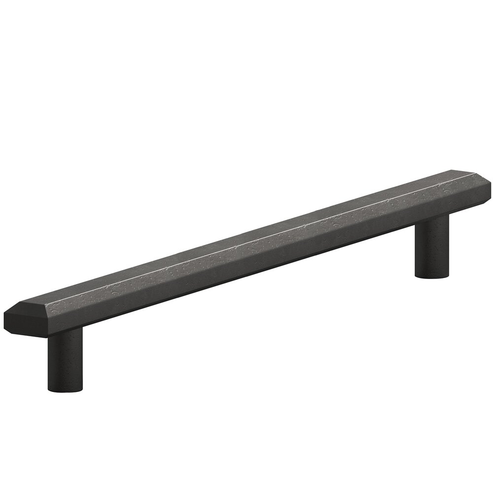 8" Centers Beveled Appliance Pull in Distressed Black
