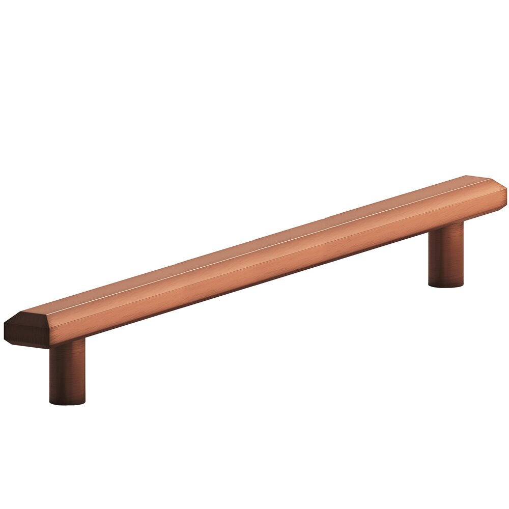 8" Centers Beveled Appliance Pull in Matte Antique Copper