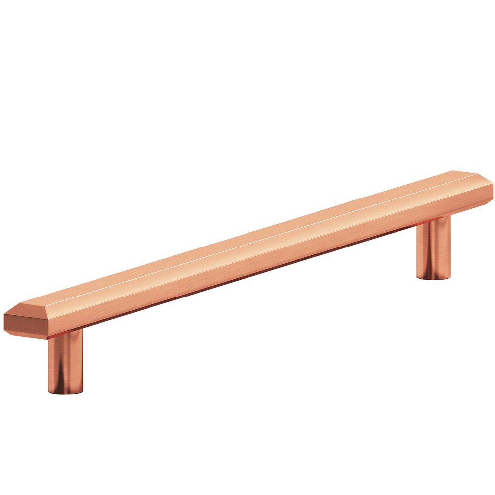 8" Centers Beveled Appliance Pull in Satin Copper