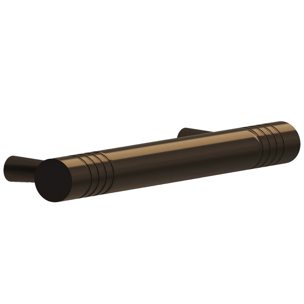 3 1/2" Pull in Unlacquered Oil Rubbed Bronze