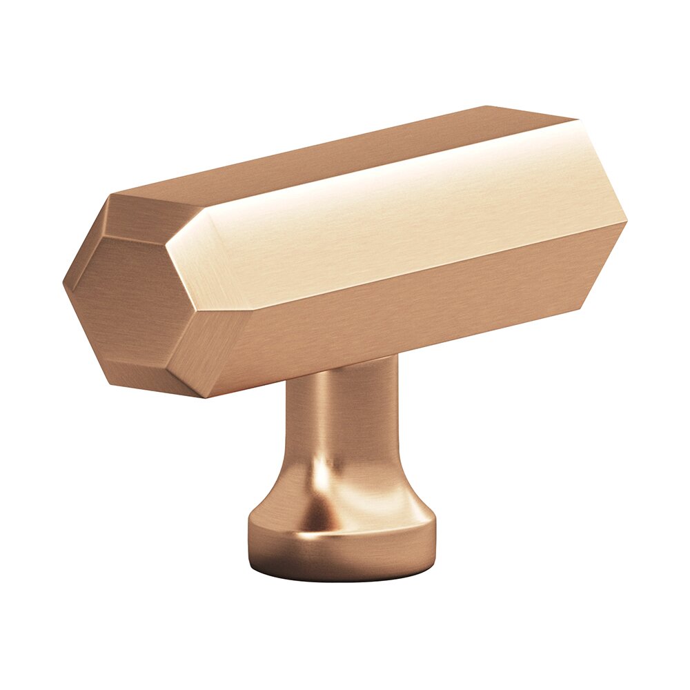 9/16" T Cabinet Knob Hand Finished in Satin Bronze