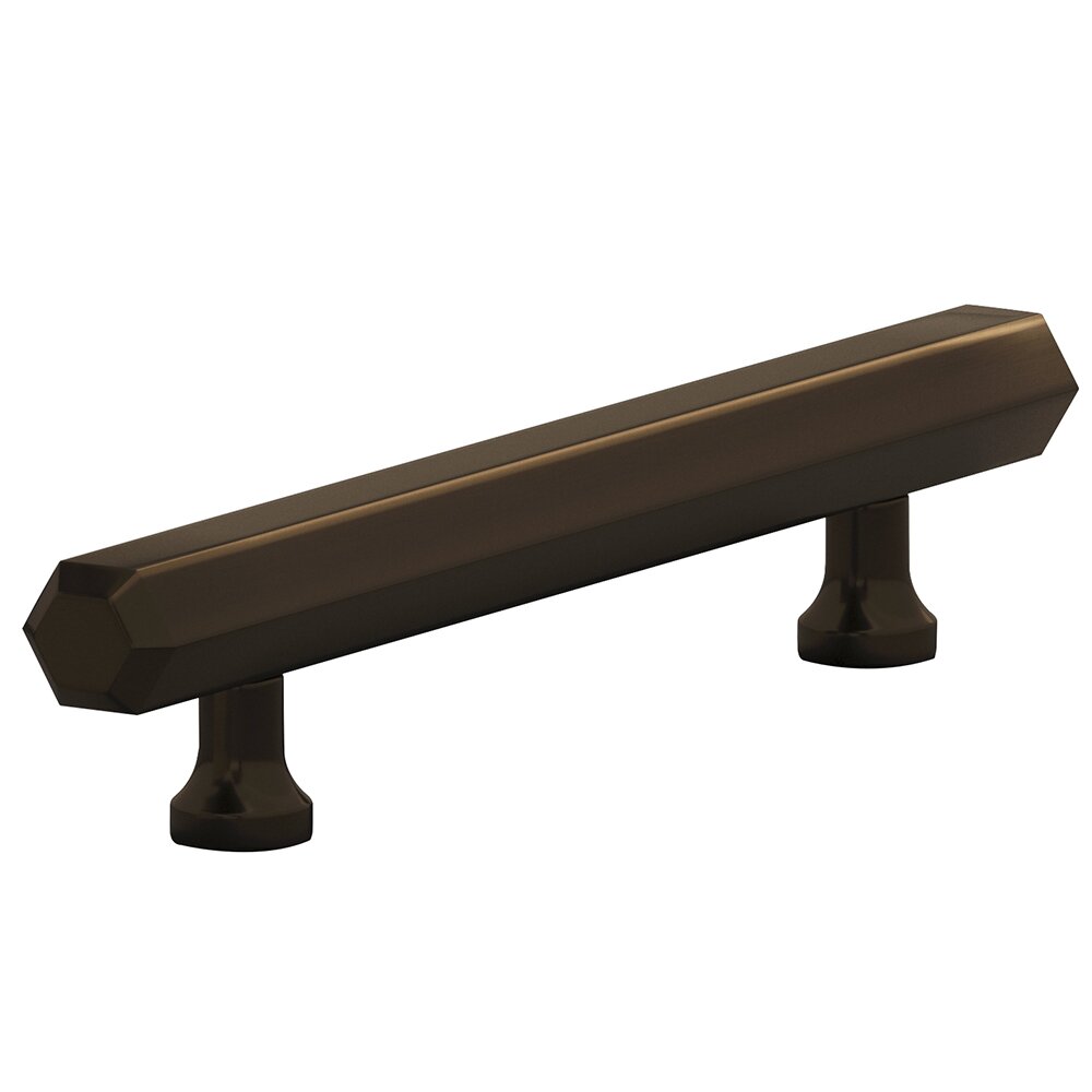 4" Centers Cabinet Pull Hand Finished in Oil Rubbed Bronze