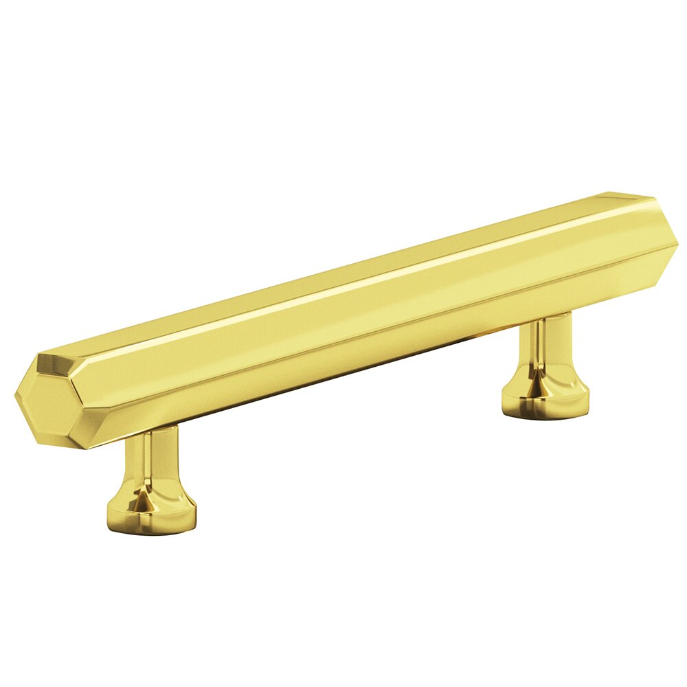 12" Centers Appliance/Oversized Pull Hand Finished in French Gold