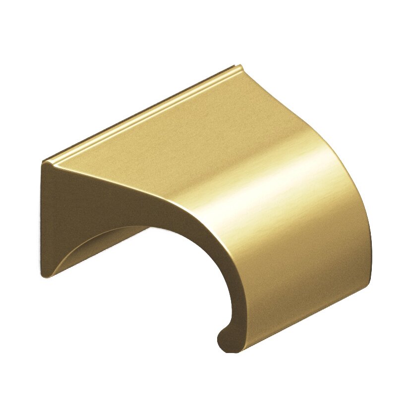 1 1/2" Centers Pull in Unlacquered Satin Brass