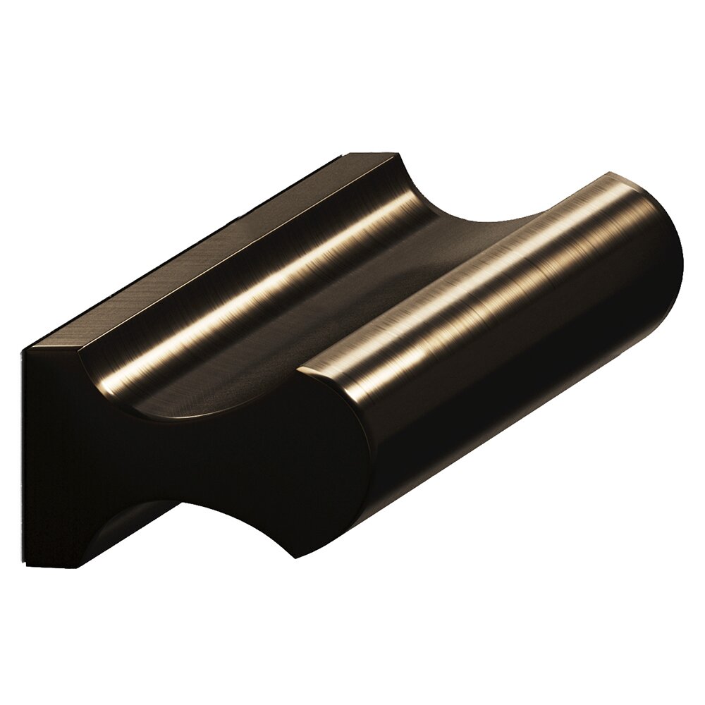 1 1/2" Centers Cabinet Pull Hand Finished  in Unlacquered Oil Rubbed Bronze