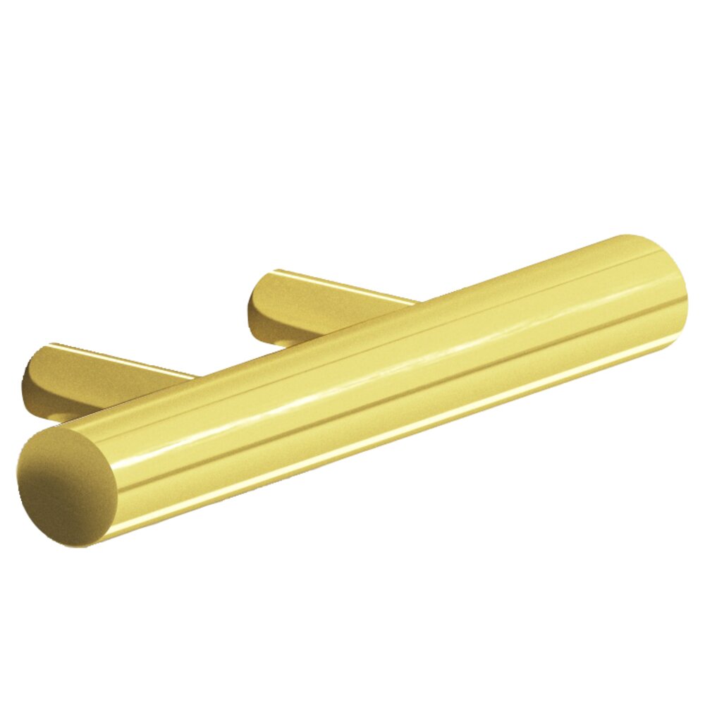 1 1/2" Centers Shank Pull in French Gold