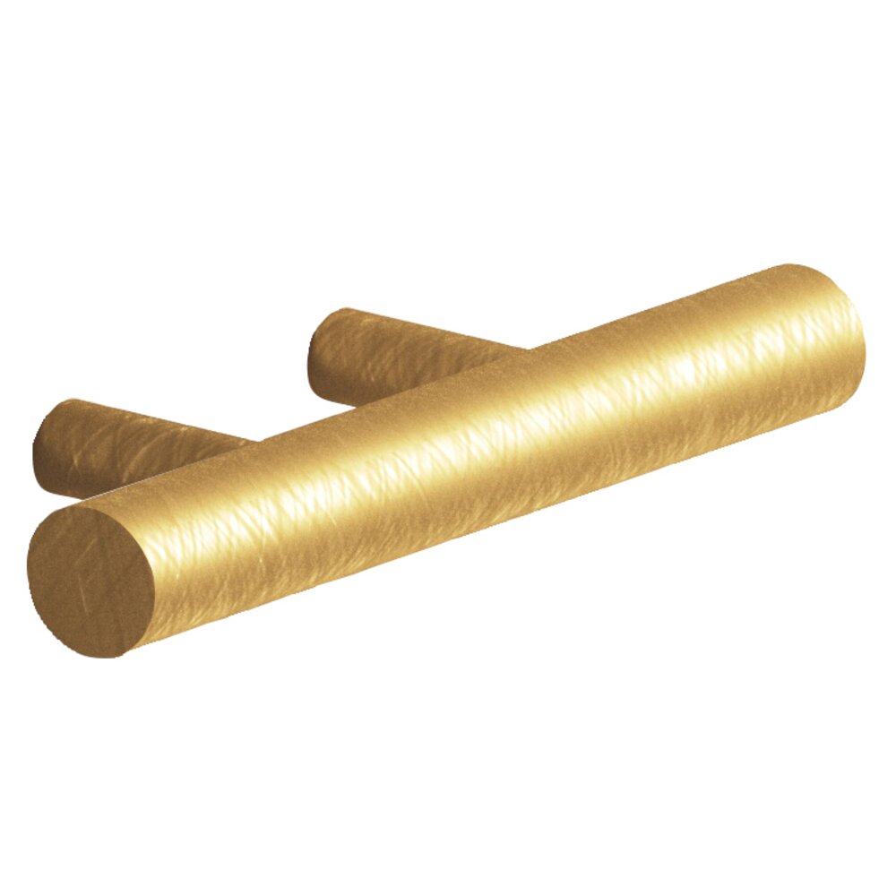 1 1/2" Centers Shank Pull in Weathered Brass