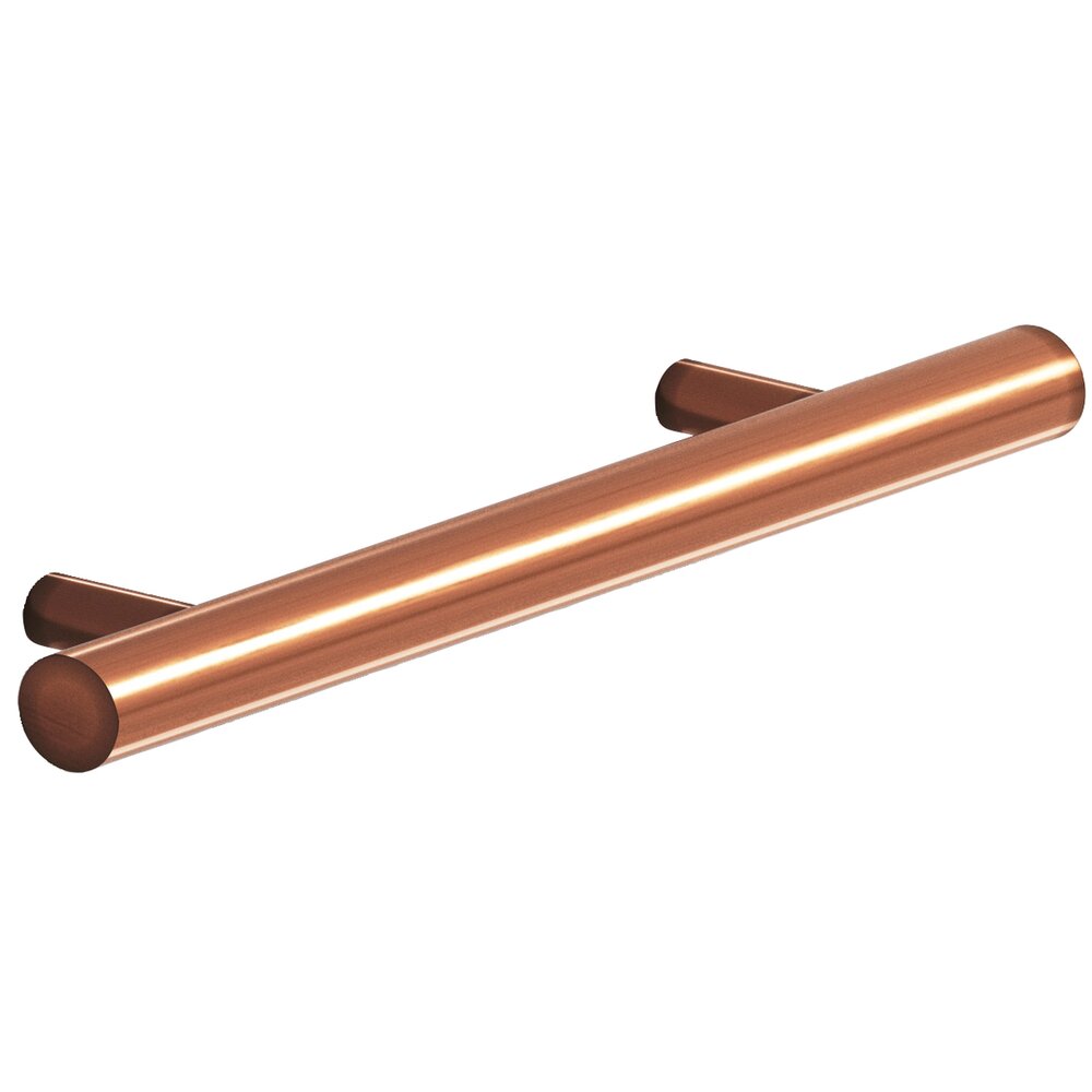 3 1/2" Centers Shank Pull in Antique Copper
