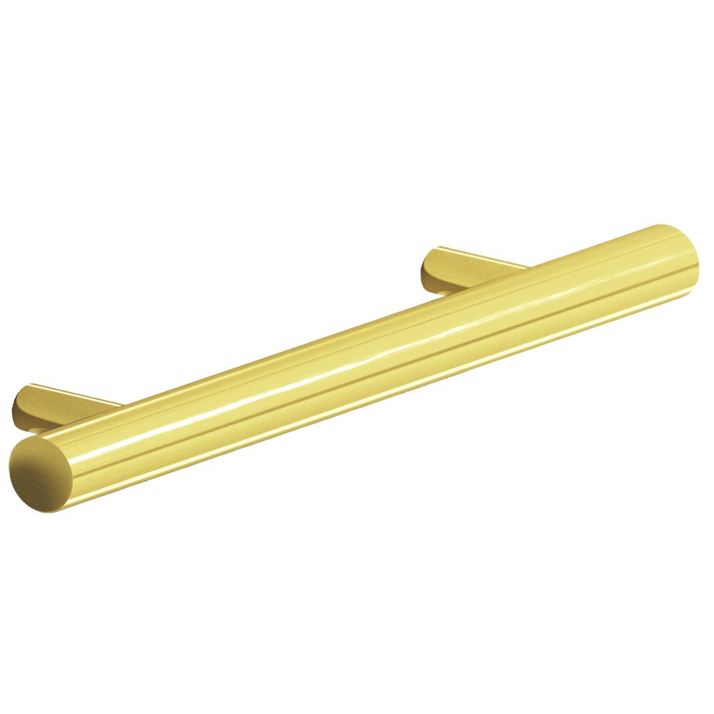 3 1/2" Centers Shank Pull in French Gold