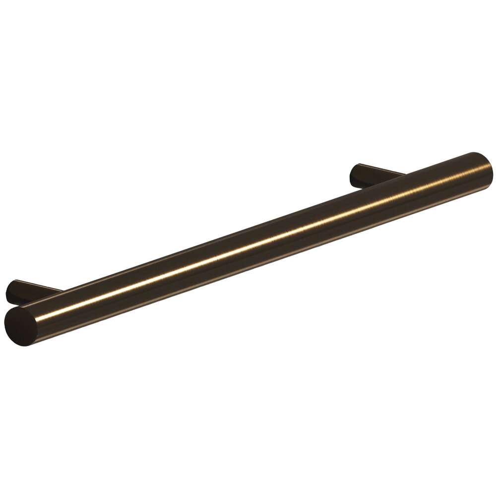 6" Centers 8" Overall Length Shank Pull in Unlacquered Oil Rubbed Bronze