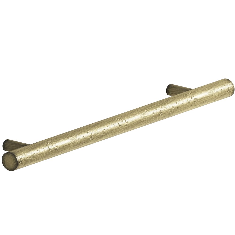6" Centers Shank Pull in Distressed Antique Brass
