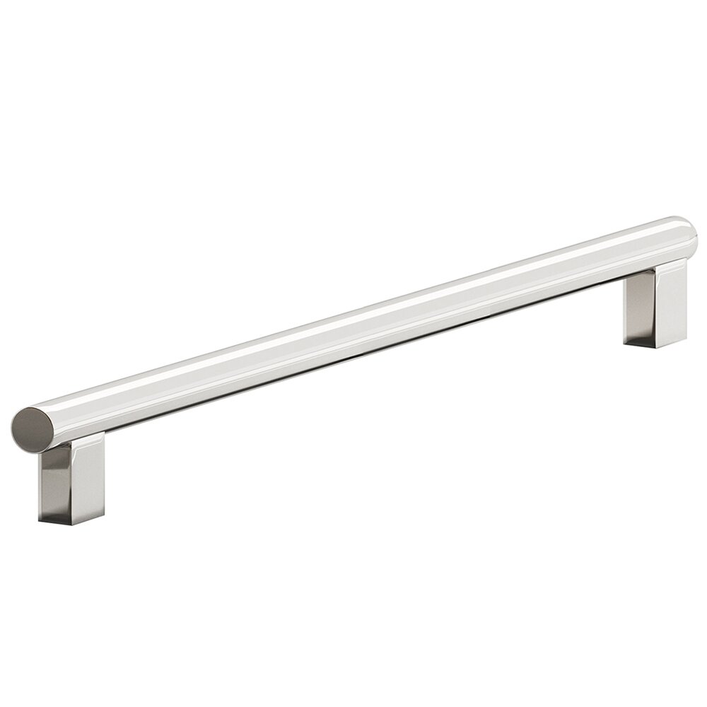 8" Centers Rectangular Post Bar Appliance/Oversized Pull in Polished Nickel