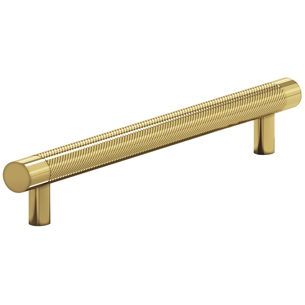 8" Centers Full Single Knurl Appliance/Oversized Pull in Antique Bronze