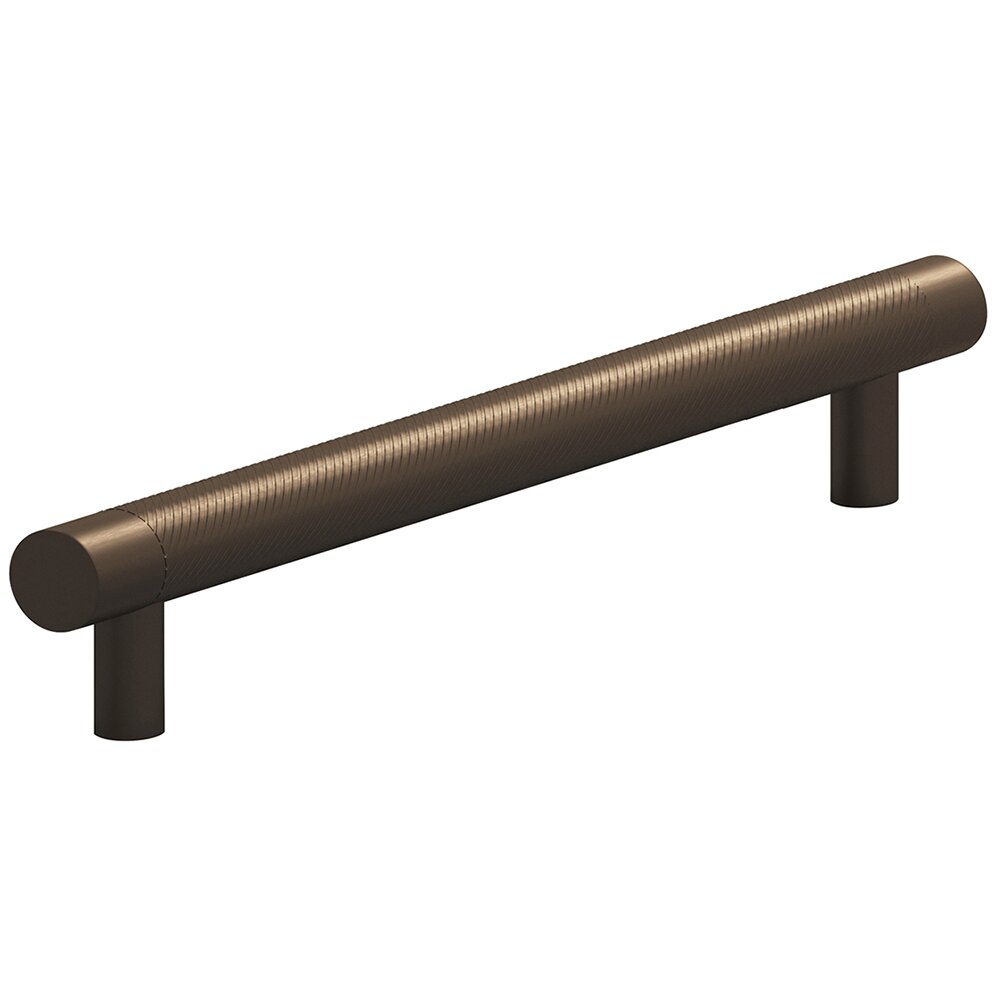 8" Centers Full Single Knurl Appliance/Oversized Pull in Heritage Bronze