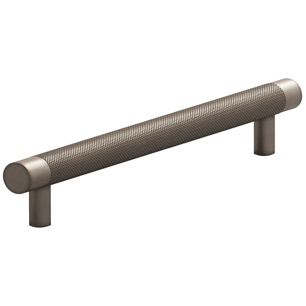 8" Centers Diamond Knurl Appliance/Oversized Pull in Distressed Pewter