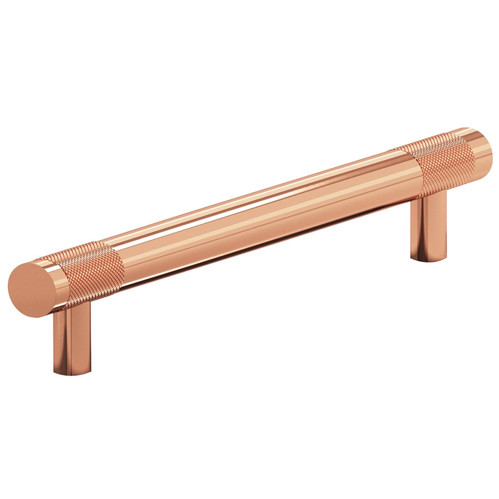 10" Centers Appliance/Oversized Pull Hand Finished in Polished Copper